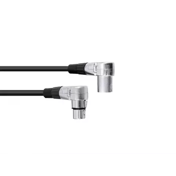 Audio kabelis Omnitronic 30220630 1,5m XLR 3-pin melns