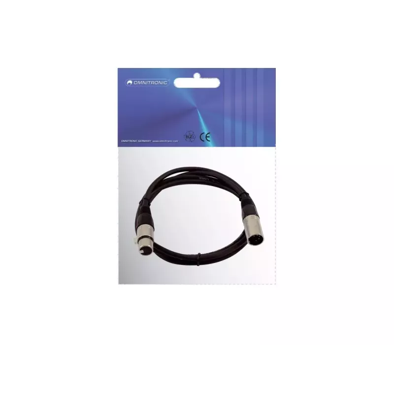 Audio kabelis XLR 5-pin Omnitronic 30220765