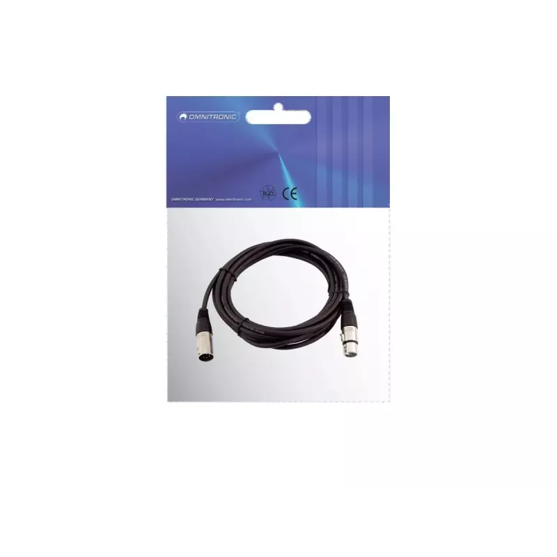 Audio kabelis XLR 5-pin Omnitronic 30220769