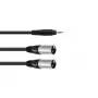 Audio kabelis 3m Omnitronic 30225157