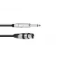 Audio kabelis Omnitronic 30225170 5m XLR 3-pin 6.35mm melns