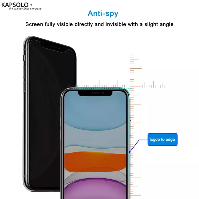Privātuma rūdītais stikls KAPSOLO iPhone 12 mini