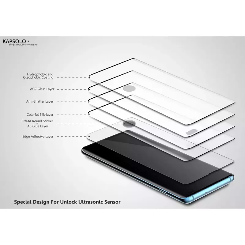 KAPSOLO rūdītais stikls Huawei P40