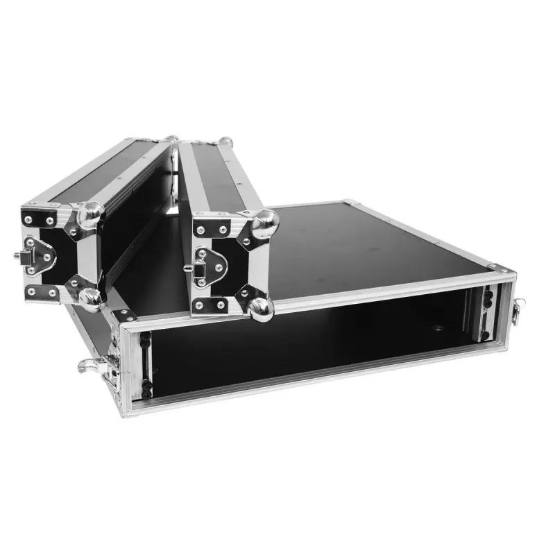 Flight case Roadinger 30109782 saplāksnis melns sudraba 6,8 kg