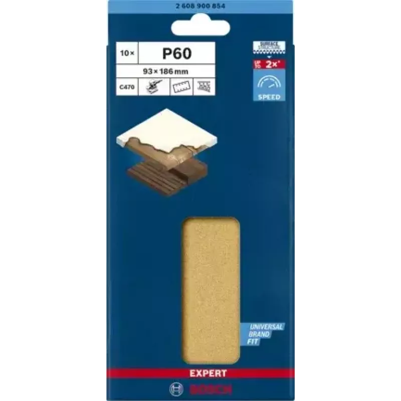 Bosch 2 608 900 854 rotējošā instrumenta slīpēšanas/slīpēšanas piederums Koks Slīploksne