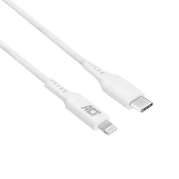 ACT USB 2.0 uzlādes/datu kabelis C vīrišķais - Lightning vīrišķais 1 metrs, MFI sertificēts