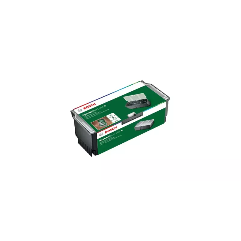 Uzglabāšanas kaste Bosch Systembox taisnstūrveida polipropilēna 600×400×280 mm, melna/pelēka
