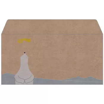 Aplokšņu Sigel DU260 DL 110 x 220 mm Bēša Balta Dzeltena 25 gab.