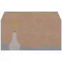 Aplokšņu Sigel DU260 DL 110 x 220 mm Bēša Balta Dzeltena 25 gab.