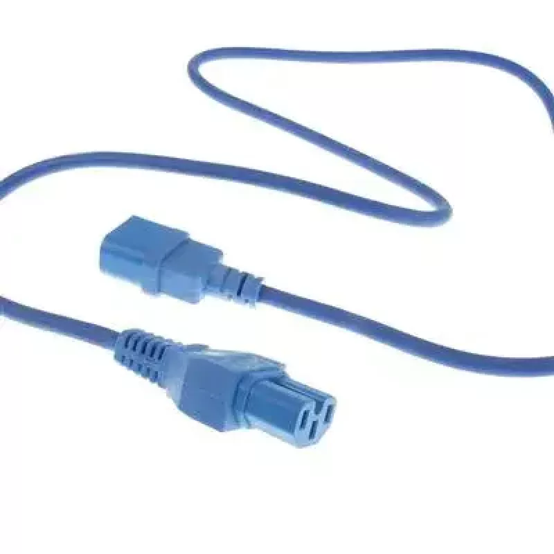 ACT Powercord C14 - C15 zils 1,2 m IEC C14 250V 10A