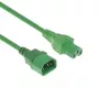 Strāvas kabelis ACT AK5306 1,2 m IEC C14 uz IEC C15 250 V 10 A