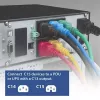 ACT Powercord C14 - C15 zaļš 2 m kabelis H05RN-F 250V 10A