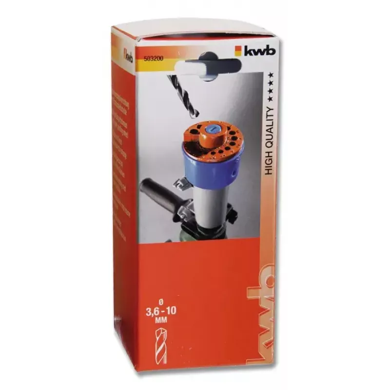 Slīpēšanas piederums kwb Drill Grinding Attachment Metāls Zils Pelēks Sarkans 192 mm