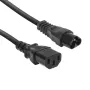 Strāvas vads ACT C6 - C13 melns 0,2 m 250V 2,5A