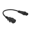 Strāvas vads ACT C6 - C13 melns 0,2 m 250V 2,5A