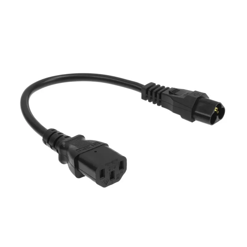 Strāvas vads ACT C6 - C13 melns 0,2 m 250V 2,5A