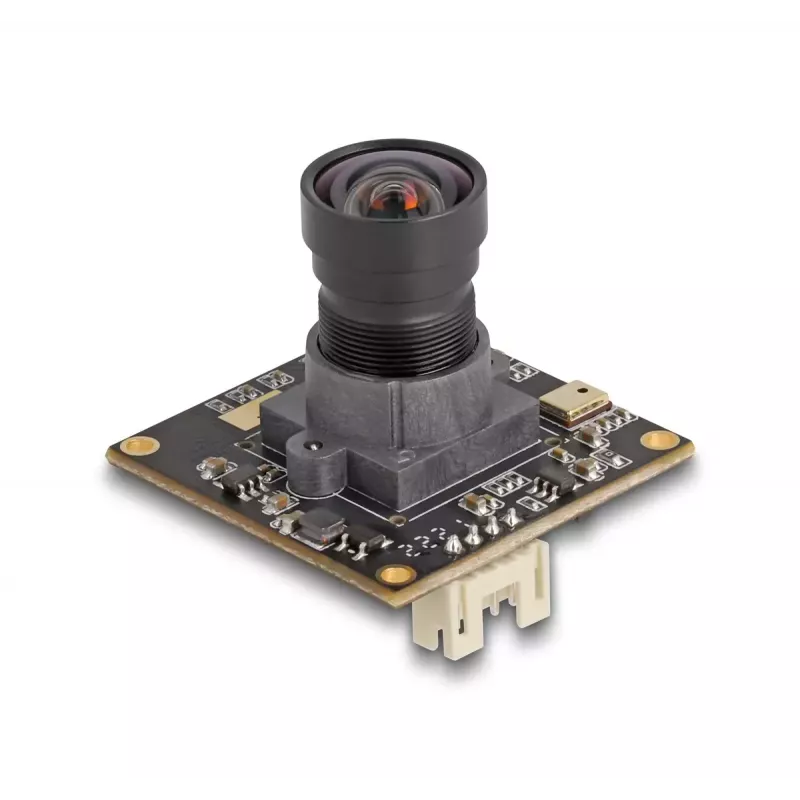 DeLOCK Webcam 12074 2.1 MP 1920 x 1080 USB 2.0 Melna