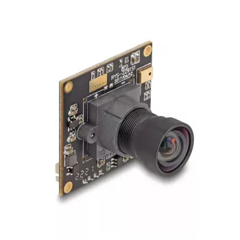 DeLOCK Webcam 12074 2.1 MP 1920 x 1080 USB 2.0 Melna