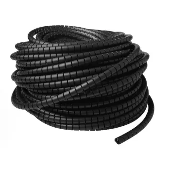 ACT 15 mm spirālveida kabeļu apvalks, garums 50 metri, Kabeļu pārvaldība, Melna, Polivinilhlorīds (PVC)