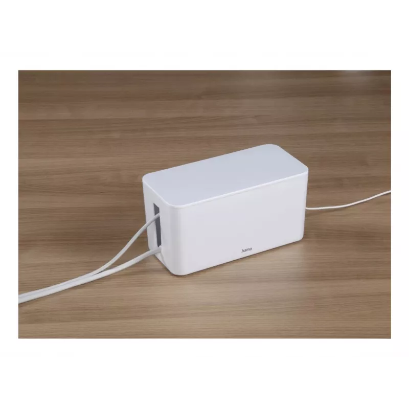 Hama Mini galda/grīdas kabeļu kārba balta