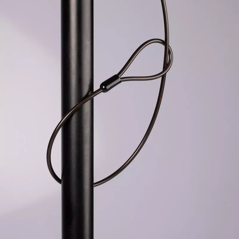 Lindy Portatīvā datora drošības kabelis, 2 m, atslēga, plastmasa, polivinilhlorīds (PVC), tērauds, melns
