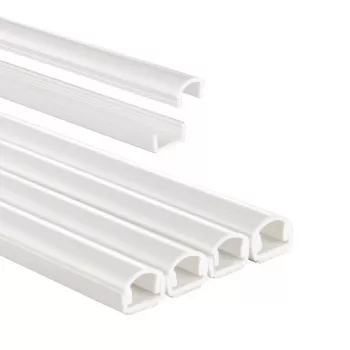 Hama 00220980 kabeļu organizators Universāls Kabeļu kanāls Balts 4 gab.