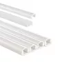 Hama 00220980 kabeļu organizators Universāls Kabeļu kanāls Balts 4 gab.