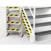 Sienas stūra aizsargs Durable 1126130 noapaļots poliuretāns melns dzeltens 1000 mm