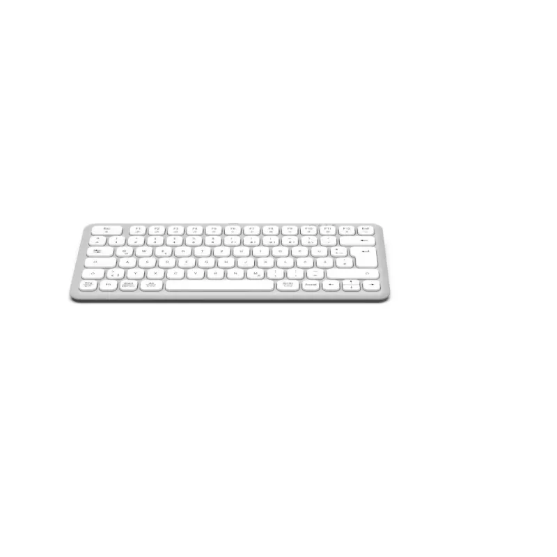 Hama WK-500 tastatūra mājai/birojam RF Wireless + Bluetooth QWERTZ vācu pelēka, balta
