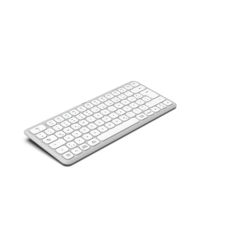 Hama WK-500 tastatūra mājai/birojam RF Wireless + Bluetooth QWERTZ vācu pelēka, balta