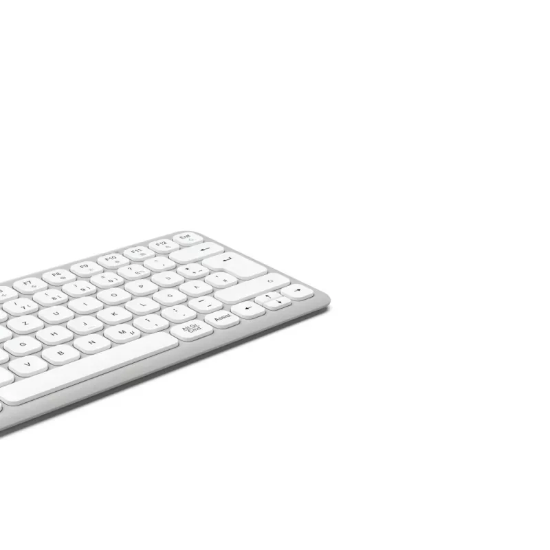 Hama WK-500 tastatūra mājai/birojam RF Wireless + Bluetooth QWERTZ vācu pelēka, balta