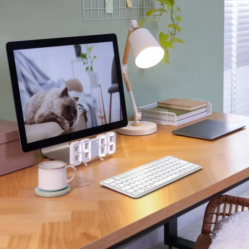 Hama WK-500 tastatūra mājai/birojam RF Wireless + Bluetooth QWERTZ vācu pelēka, balta