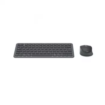 Hama WKM-500 tastatūra Pele iekļauta Mājai/Birojam RF Wireless + Bluetooth QWERTZ Vācu Melna