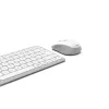 Hama WKM-500 tastatūra Pele iekļauta Mājai USB + RF bezvadu + Bluetooth QWERTZ vācu Pelēks, Balts