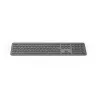 Hama WK-550 tastatūra Mājai/Birojam RF Bezvadu + Bluetooth QWERTZ Vācu Melna, Tumši pelēka