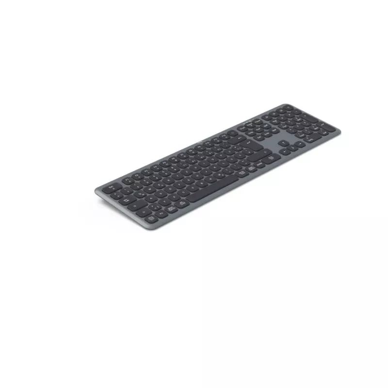Hama WK-550 tastatūra Mājai/Birojam RF Bezvadu + Bluetooth QWERTZ Vācu Melna, Tumši pelēka