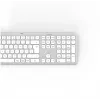 Hama WK-550 tastatūra mājām/birojam RF bezvadu + Bluetooth QWERTZ vācu pelēka, balta