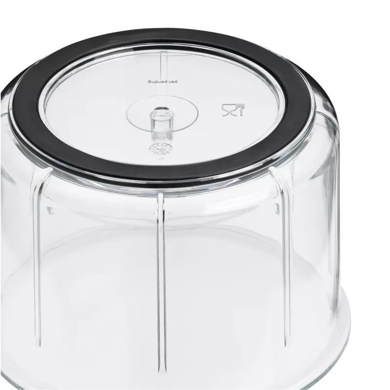 WMF Gourmet 18.7678.6040 manuālais pārtikas smalcinātājs Melns, caurspīdīgs