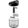 WMF Gourmet 18.7678.6040 manuālais pārtikas smalcinātājs Melns, caurspīdīgs