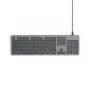 Hama CK-400 tastatūra mājām/birojam USB QWERTZ vācu Melna, Tumši pelēka