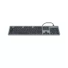 Hama CK-400 tastatūra mājām/birojam USB QWERTZ vācu Melna, Tumši pelēka