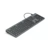 Hama CK-400 tastatūra mājām/birojam USB QWERTZ vācu Melna, Tumši pelēka