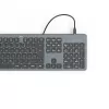 Hama CK-400 tastatūra mājām/birojam USB QWERTZ vācu Melna, Tumši pelēka