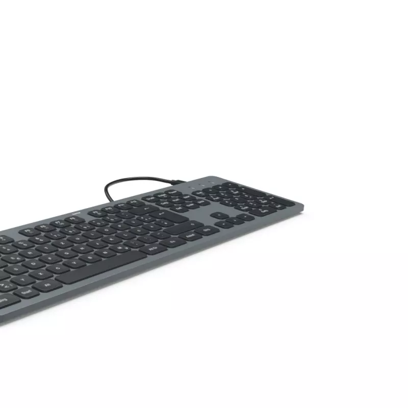 Hama CK-400 tastatūra mājām/birojam USB QWERTZ vācu Melna, Tumši pelēka