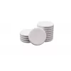 Magnēti stikla tāfelei Legamaster silti pelēki, metāla, 30×7 mm, 5 gab. iepakojumā