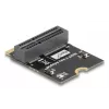 DeLOCK 64341 iekšējais M.2 adapteris resursdatora interfeiss M.2 vīrišķais Melns