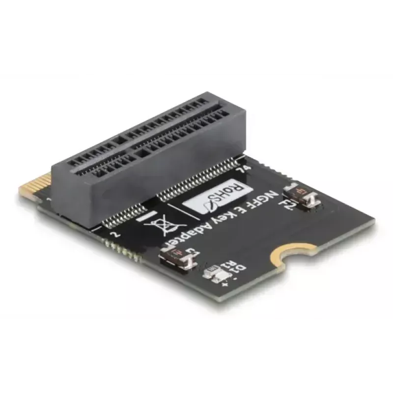 DeLOCK 64341 iekšējais M.2 adapteris resursdatora interfeiss M.2 vīrišķais Melns