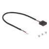 DeLOCK 64344 iekšējais M.2 adapteris, vīrišķā tipa, melns, 22x80x5 mm