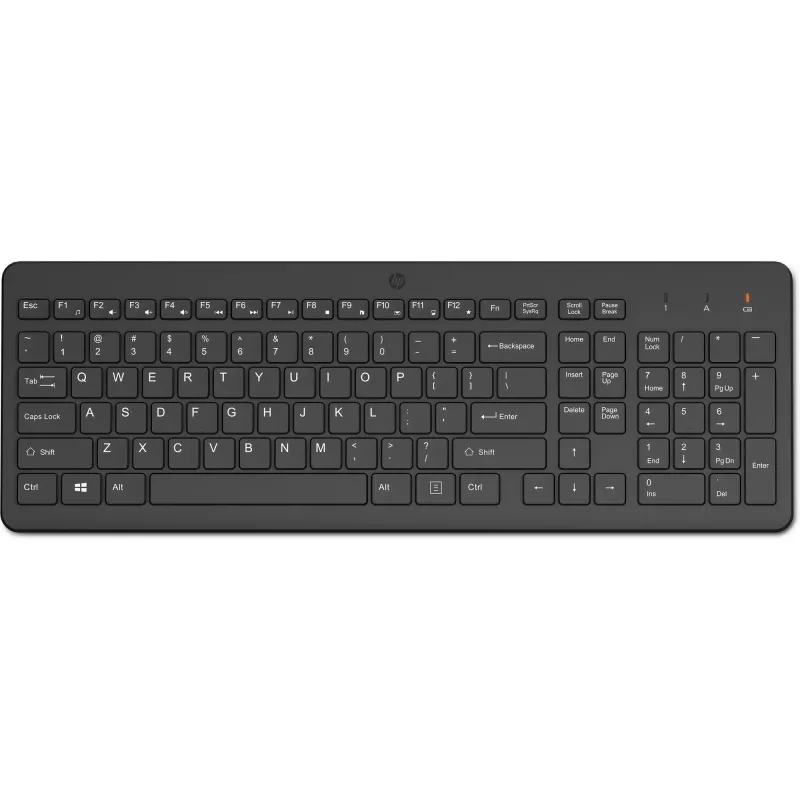 HP bezvadu tastatūra ar 2,4 GHz Home RF Wireless melna