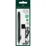 Dzēšgumijas pildspalva Faber-Castell Precision Pen dzēšgumija Plastmasa Melna, 1 gab.